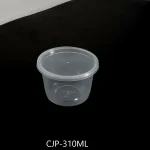 กล่องใส่อาหารทรงกลม มีฝาปิด 310ML