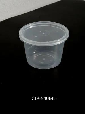 กล่องใส่อาหารทรงกลม มีฝาปิด 540ML